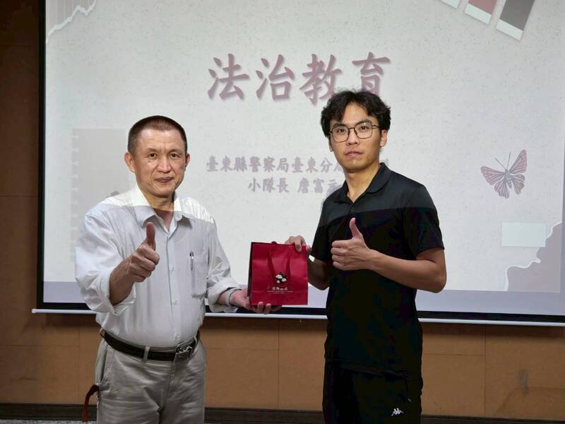 114學年度第一學期法治教育專題演講圖片